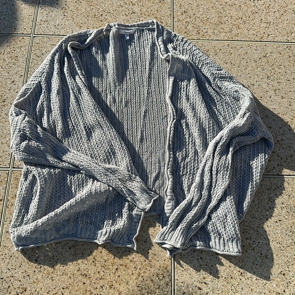 Gray Lightweight Cardigan - Picture 3 of 6